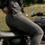 JEANSY MOTOCYKLOWE DAMSKIE OZONE STRIKER SLIM FIT WASHED GREY 24/30