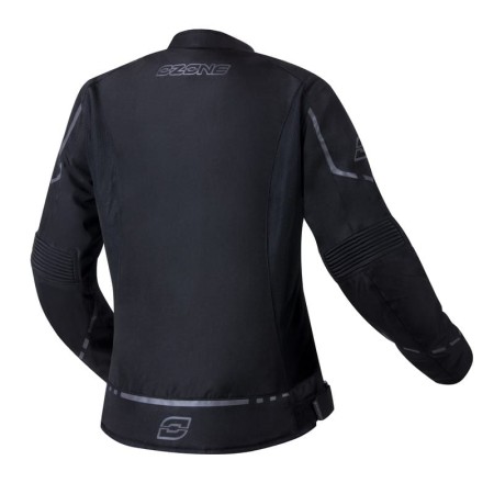 KURTKA MOTOCYKLOWA TEKSTYLNA DAMSKA OZONE JET 2 BLACK WXS