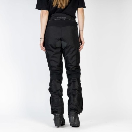 SPODNIE MOTOCYKLOWE TEKSTYLNE DAMSKIE OZONE FLOW BLACK WXXL