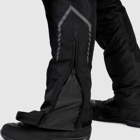 SPODNIE MOTOCYKLOWE TEKSTYLNE DAMSKIE OZONE FLOW BLACK WXXL
