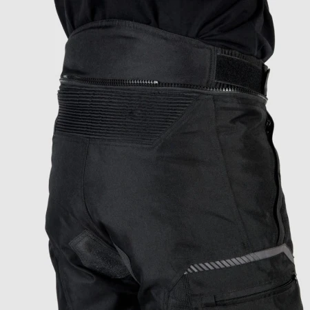 SPODNIE MOTOCYKLOWE TEKSTYLNE DAMSKIE OZONE FLOW BLACK WXXL