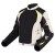 KURTKA MOTOCYKLOWA TEKSTYLNA DAMSKA OZONE FLOW BLACK GREY FLUO YELLOW WXXS