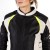 KURTKA MOTOCYKLOWA TEKSTYLNA DAMSKA OZONE FLOW BLACK GREY FLUO YELLOW WXXS