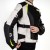 KURTKA MOTOCYKLOWA TEKSTYLNA DAMSKA OZONE FLOW BLACK GREY FLUO YELLOW WXXS
