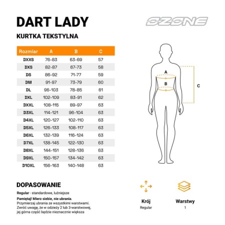 KURTKA MOTOCYKLOWA TEKSTYLNA DAMSKA OZONE DART CAPPUCINO WXXS
