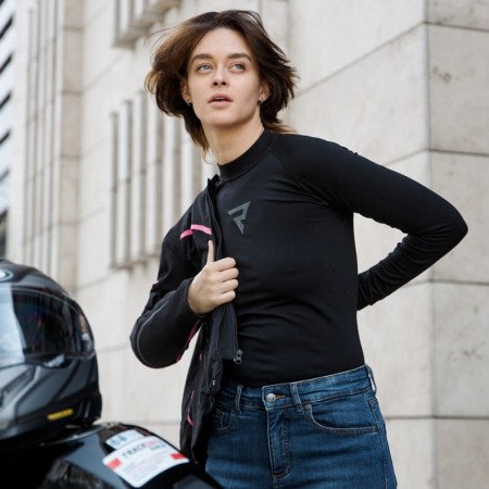 KOSZULKA TERMOAKTYWNA Z DŁUGIM RĘKAWEM DAMSKA REBELHORN FREEZE 2 BLACK WS