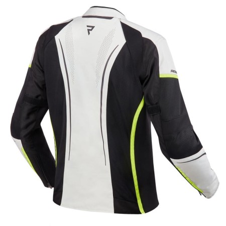 KURTKA MOTOCYKLOWA TEKSTYLNA DAMSKA REBELHORN FLUX BLACK ICE FLUO YELLOW WXXS