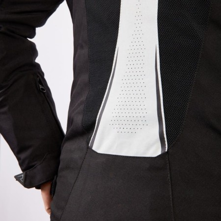 KURTKA MOTOCYKLOWA TEKSTYLNA DAMSKA REBELHORN FLUX BLACK ICE FLUO YELLOW WXXS