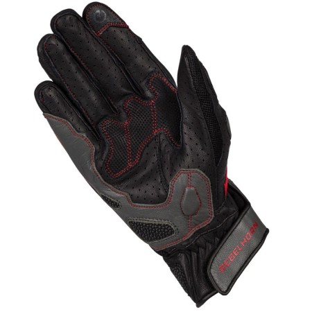 RĘKAWICE MOTOCYKLOWE DAMSKIE REBELHORN FLUX 2 BLACK GREY FLUO RED WL