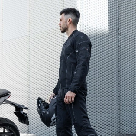 KURTKA MOTOCYKLOWA TEKSTYLNA REBELHORN HIFLOW 4 BLACK
