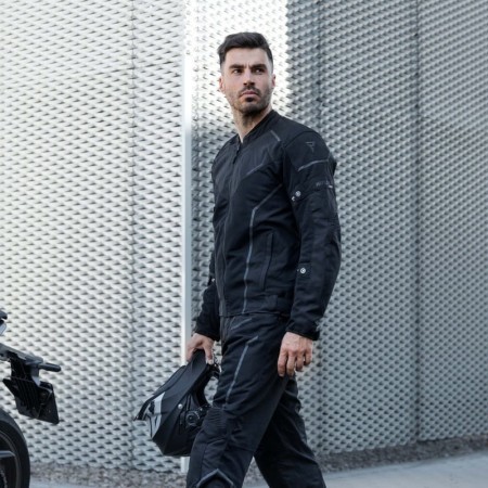 KURTKA MOTOCYKLOWA TEKSTYLNA REBELHORN HIFLOW 4 BLACK