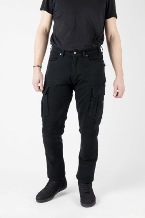 JEANSY MOTOCYKLOWE OZONE SHADOW 2 BLACK 28/34