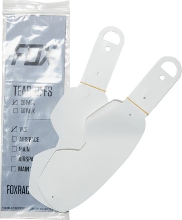 ZESTAW DO GOGLI FOX VUE STANDARD TEAR OFFS-20PK CLEAR NS