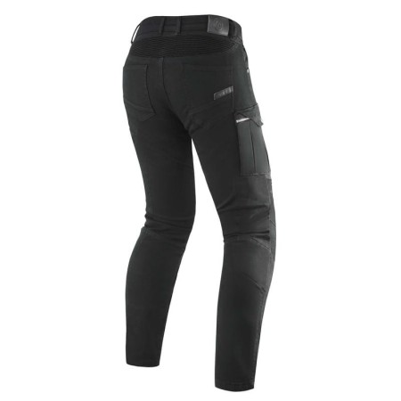 JEANSY MOTOCYKLOWE REBELHORN VANDAL TWILL BLACK 36/32