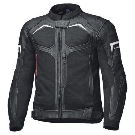 KURTKA MOTOCYKLOWA SKÓRZANA HELD TORVER TOP AIR BLACK WHITE 48