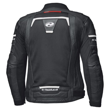 KURTKA MOTOCYKLOWA SKÓRZANA HELD TORVER TOP AIR BLACK WHITE 48