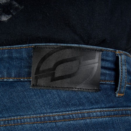 JEANSY MOTOCYKLOWE OZONE STRIKER REGULAR WASHED BLUE 28/32