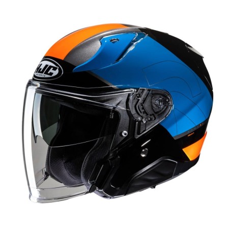 KASK MOTOCYKLOWY HJC RPHA31 CHELET BLUE ORANGE