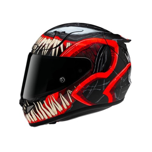 Przejdź do produktu KASK MOTOCYKLOWY HJC RPHA12 VENOM 3 MARVEL BLACK RED