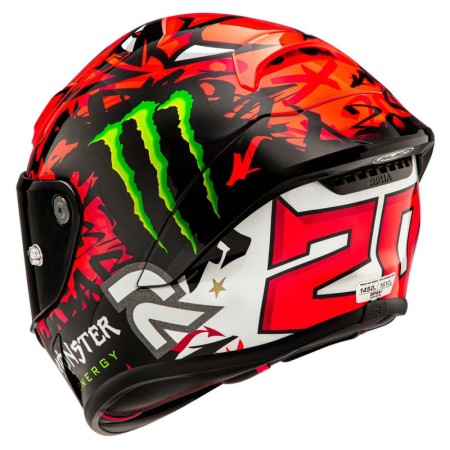 KASK MOTOCYKLOWY HJC RPHA1 QUARTARARO REPLICA 2 RED BLACK