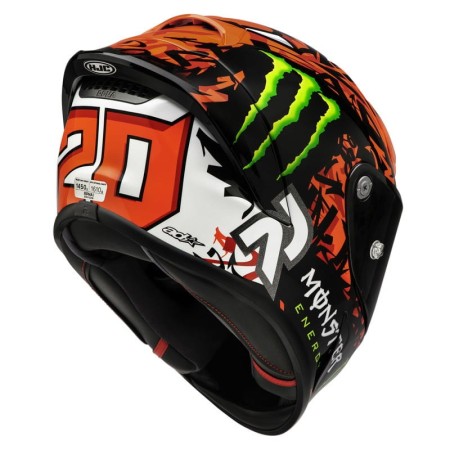 KASK MOTOCYKLOWY HJC RPHA1 QUARTARARO REPLICA 2 RED BLACK