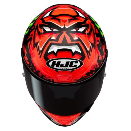 KASK MOTOCYKLOWY HJC RPHA1 QUARTARARO REPLICA 2 RED BLACK