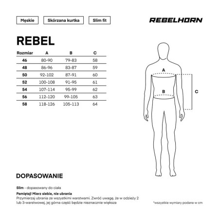 KURTKA MOTOCYKLOWA SKÓRZANA REBELHORN REBEL BLACK FLUO YELLOW 48