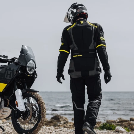 KURTKA MOTOCYKLOWA TEKSTYLNA REBELHORN PATROL BLACK