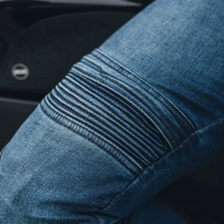 JEANSY MOTOCYKLOWE OZONE HORNET 2 WASHED BLUE W38L32