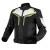 KURTKA MOTOCYKLOWA TEKSTYLNA OZONE FLOW BLACK GREY FLUO YELLOW