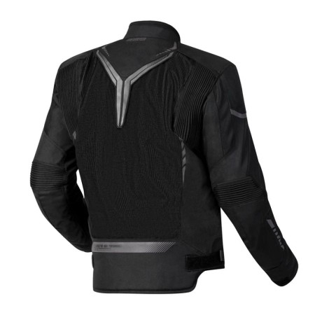 KURTKA MOTOCYKLOWA TEKSTYLNA OZONE FLOW BLACK 10XL