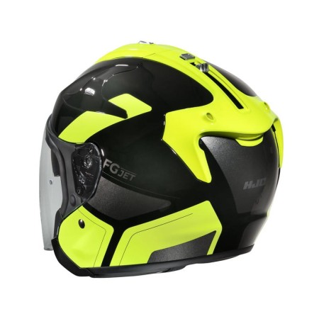 KASK MOTOCYKLOWY HJC FG-JET EPEN BLACK YELLOW