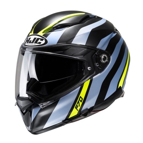 Przejdź do produktu KASK MOTOCYKLOWY HJC F70 GALLA BLUE YELLOW