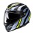 KASK MOTOCYKLOWY HJC F70 GALLA BLUE YELLOW