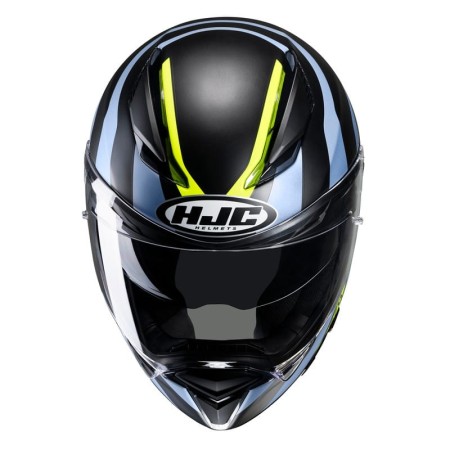 KASK MOTOCYKLOWY HJC F70 GALLA BLUE YELLOW