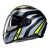 KASK MOTOCYKLOWY HJC F70 GALLA BLUE YELLOW