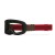 GOGLE IMX ENDURANCE RUST MATT BLACK /RED - SZYBA DARK SMOKE + CLEAR (2 SZYBY W ZESTAWIE)
