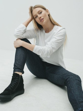 JEANSY MOTOCYKLOWE DAMSKIE REBELHORN CLASSIC 3 SLIM FIT WASHED BLACK 32/32