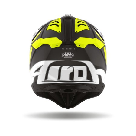 KASK MOTOCYKLOWY AIROH AVIATOR 3 GLORY YELLOW MATT