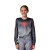 BLUZA FOX JUNIOR 180 INTERFERE GREY/RED