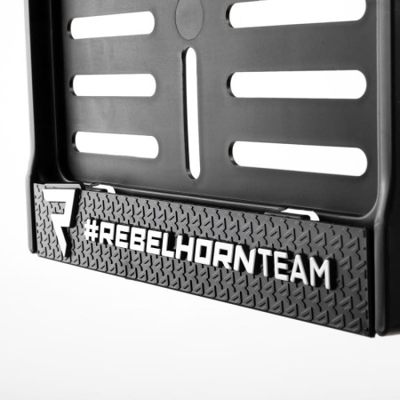 RAMKA NA REJESTRACJĘ MOTOCYKLA REBELHORN TEAM  BLACK