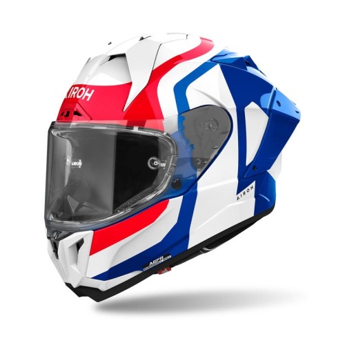 Przejdź do produktu KASK MOTOCYKLOWY AIROH GP800 COMPETITION BLUE RED GLOSS