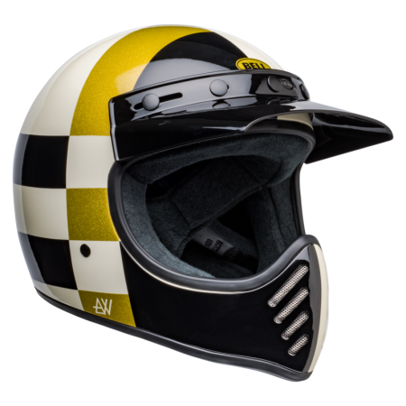 KASK MOTOCYKLOWY BELL MOTO-3 ATWLYD ORBIT WHITE BLACK