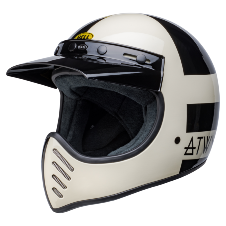 KASK MOTOCYKLOWY BELL MOTO-3 ATWLYD ORBIT WHITE BLACK