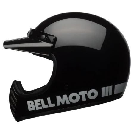 KASK MOTOCYKLOWY BELL MOTO-3 CLASSIC BLACK