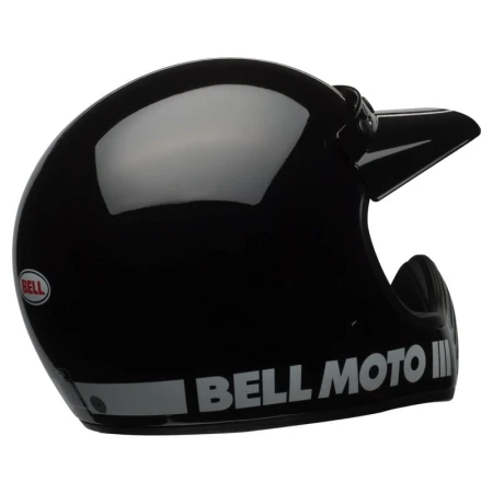 KASK MOTOCYKLOWY BELL MOTO-3 CLASSIC BLACK