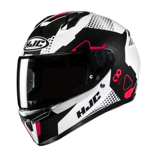 Przejdź do produktu KASK MOTOCYKLOWY HJC C10 ASPA WHITE BLACK