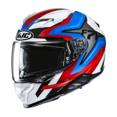Przejdź do produktu KASK MOTOCYKLOWY HJC F71 FES RED BLUE WHITE