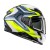 KASK MOTOCYKLOWY HJC F71 FES YELLOW BLUE