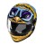 KASK MOTOCYKLOWY HJC F71 MONKEY DJ BLUE ORANGE